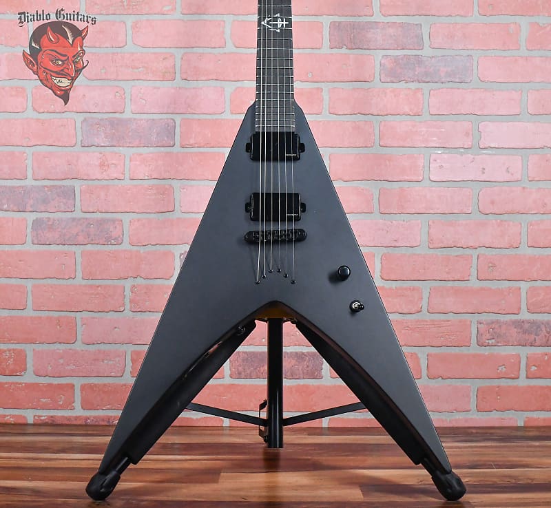 ESP LTD HEX-6 Nergal Signature Black Satin 2024 w/OHSC (B-stock) image 1
