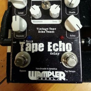 PRICE DROP!: Wampler Faux Tape Echo with Tap Tempo 2013 Sparkling Burgundy image 1