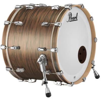 Pearl Music City Custom 20"x14" Reference Series Gong Drum BURNT ORANGE ABALONE RF2014G/C419 image 5