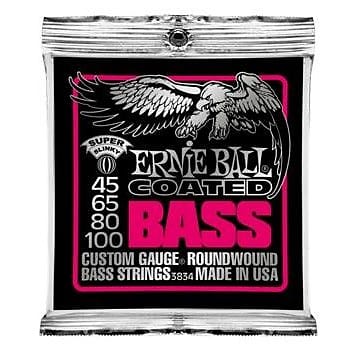 Ernie Ball 3834 Coated Super Slinky Bass Strings (45-100)