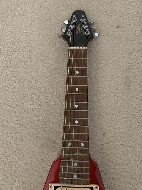 D'Mini by Phased Systems Flying V 80s Candy Apple Red