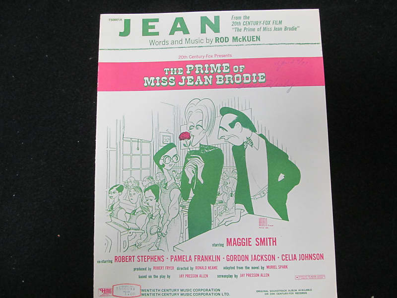 Twentieth Century Music Jean The Prime Of Miss Jean Brodie 1969