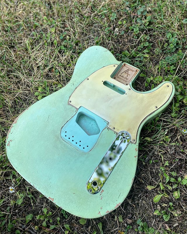 Heavy Seas Telecaster body 2025 - Surf Green Médium Relic image 1