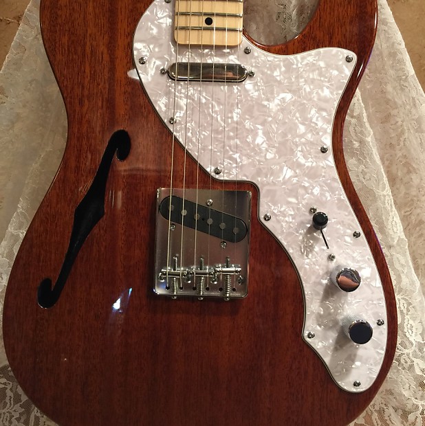 Squier classic vibe telecaster thinline mahogany on sale