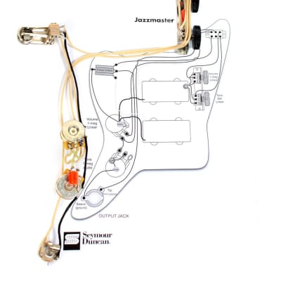 920D Custom JMH-VINTAGE Upgraded Pre-Wired Wiring Harness for Jazzmaster Guitar image 12