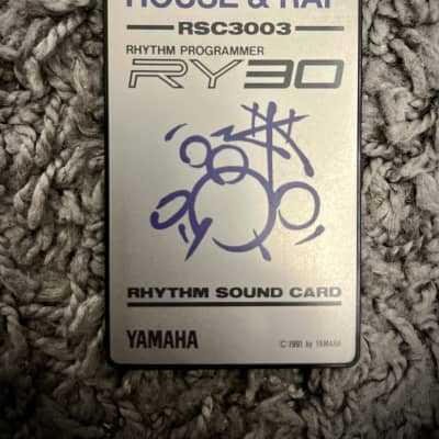 Yamaha RSC3003 House & Rap Card for RY30 1991