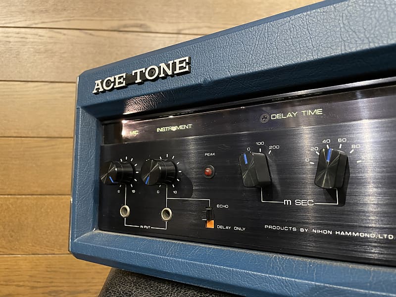 Ace Tone EH-100 BBD(MN3001 Chips×15) Analog Delay Blue leather finished