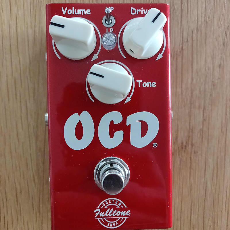 【レア】Fulltone OCD candy apple red Fulltone Custom Effects Limited Edition OCD V2 Overdrive
