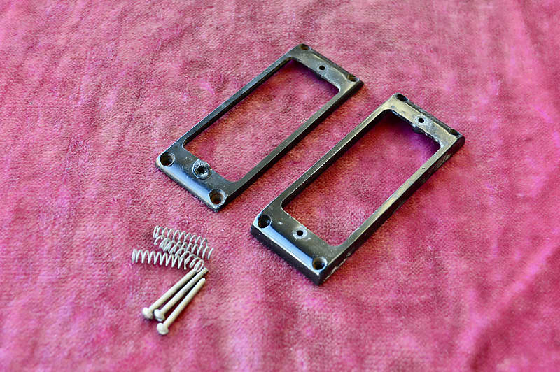 Vintage 1960's Epiphone Mini PAF pickup ring set - Sheraton, Coronet, Crestwood,Humbucker image 1