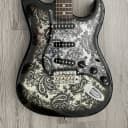 VIDEO* Limited Edition 2020 Fender Made in Japan Black Paisley Stratocaster Guitar