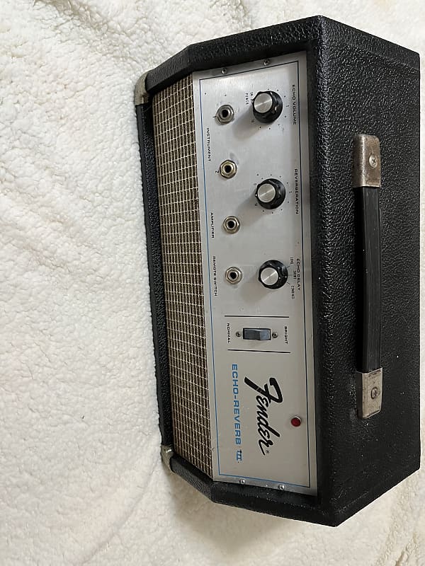 Fender ECHO-REVERB III Low 60s - Black Fender pleather | Reverb