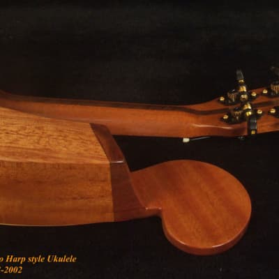 Bruce Wei Harp Style Solid Acacia 4 String Soprano Ukulele HU13-2002 image 10