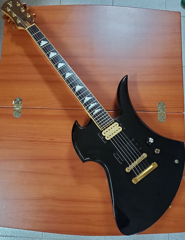 Fernandes Burny MG 80x hide 90s Black | Reverb UK