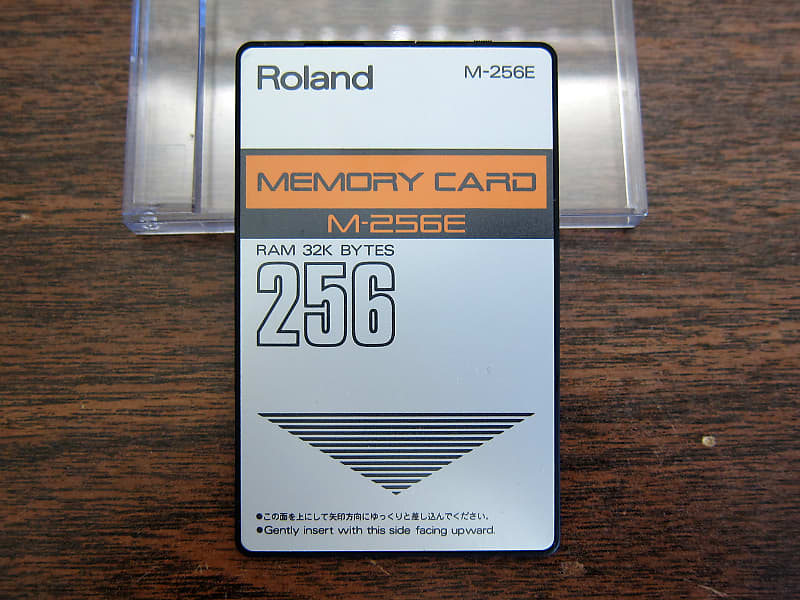 Roland M-256E Memory Card for vintage Roland gear - New