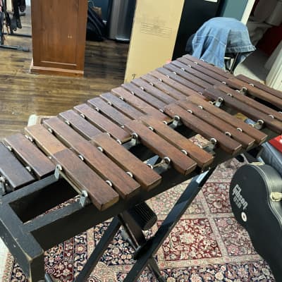 Vintage Musser Model 40 Marimba 2.5 Octave Rosewood Bars Keys Ludwig Deagan - See Video! image 8