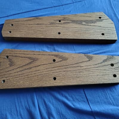 Custom Solid Red Oak Side Panels for Yamaha Motif XF8 / XS8 by niksGear