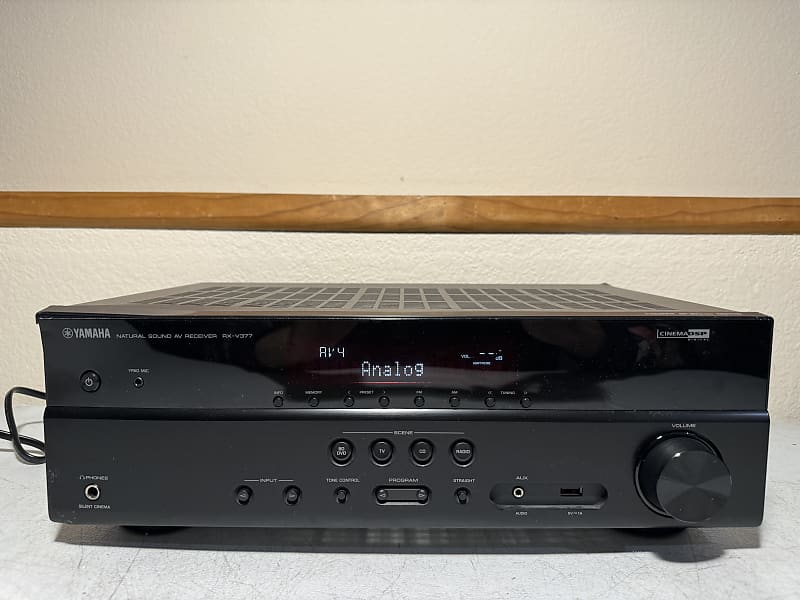 Yamaha RXV377 Receiver HiFi Stereo HDMI Home Theater 5.1 Reverb