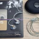 Shure SE425 Sound Isolating Earphones -SE425-CL -Clear -open **never worn **perfecto & in-box!