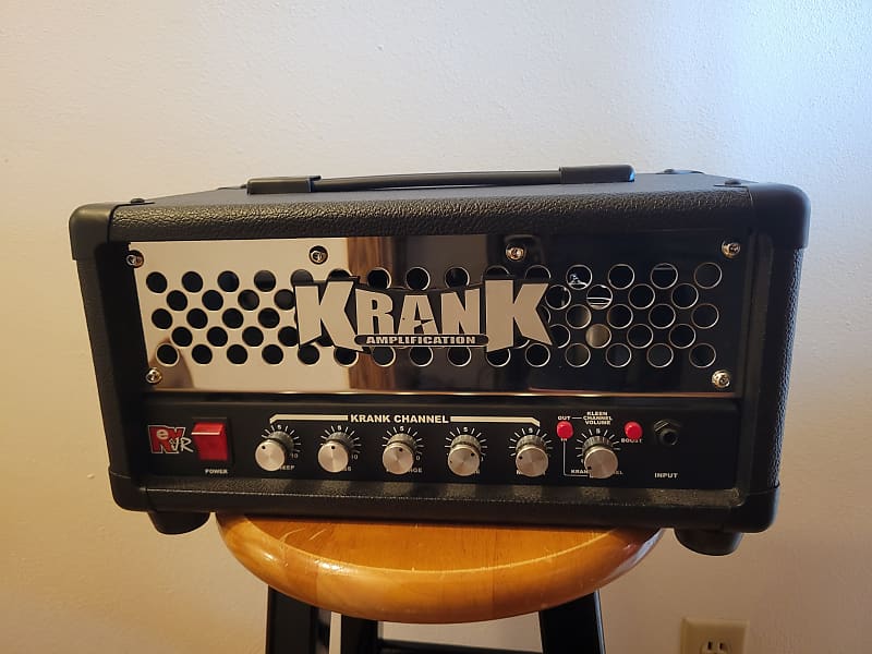 Krank Rev Jr. 20 Watt Tube Guitar Amp Mini Head Amplifier Reverb
