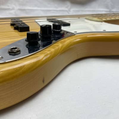 Fender JB-75 Jazz Bass 4-string J-Bass with Case (a little beat!) - MIJ Made In Japan 1995 - 1996 - Natural / Maple Fingerboard image 8