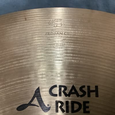 Armand Zildjian 18" A Crash/Ride Cymbal Signed Autograph image 3