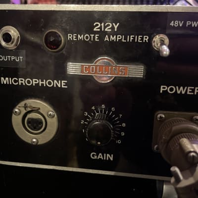 Heavily modified Rare 50’s Collins modular Lunchbox - 212y + 60H mixer w preamp - Serviced boutique mic pre! 3 input, 90db of gain w/ added 48v power! image 13