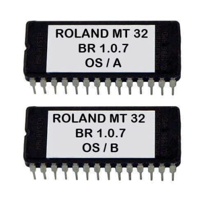 Roland MT-32 Version "blue ridge" enchanced 1.0.7 firmware O.S update EPROM MT32
