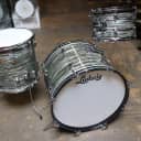 Ludwig Downbeat 3pc Drum Set Kit Blue Oyster Pearl Vintage 1960's 20/12/14"