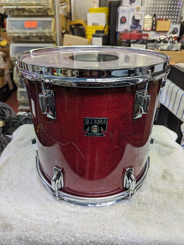 1984 Tama Superstar Japan Cherry Wine Lacquer 12 X 13" Tom - Looks Good - Sounds Great! image 1