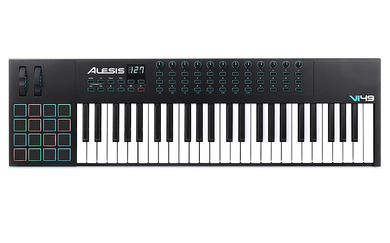 Alesis VI49 Advanced USB/MIDI Keyboard Controller (49 Keys) image 1