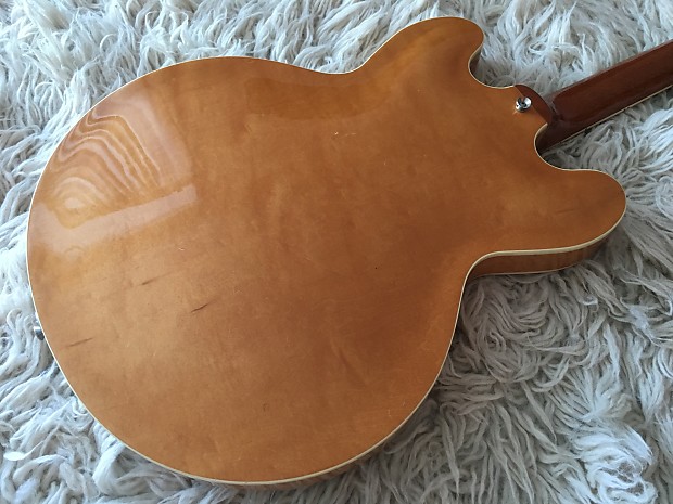 1995 Epiphone Riviera Natural Semi-Hollow Body Electric 1995 Epiphone Riviera Natural Semi-Hollow Body Electric