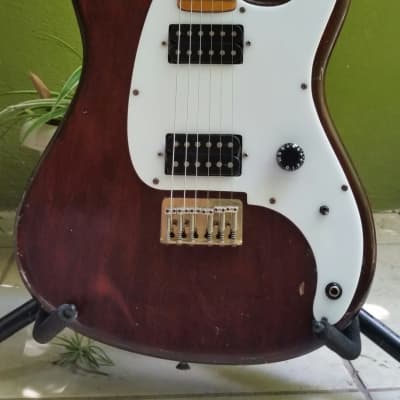 Vintage 1981 Ibanez Blazer Series Custom Made guitar JAPAN natural mahogany image 2