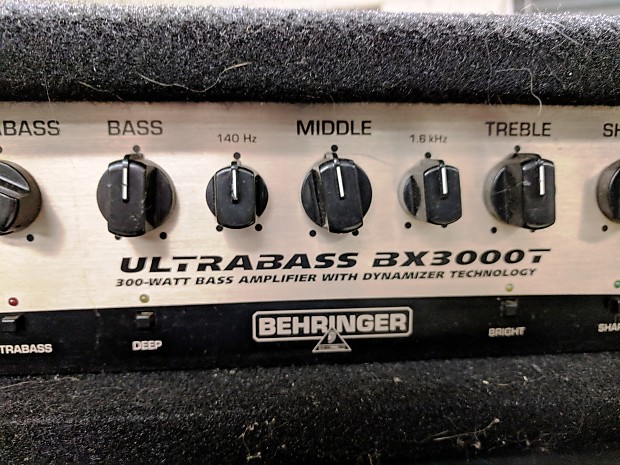 Behringer BX3000T Ultrabass 300w Bass Head, 5 Band EQ