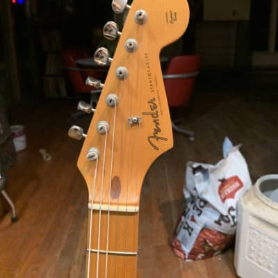 Fender Stratocaster AVRI 57’ Reissue  1989 2 tone Sunburst image 4