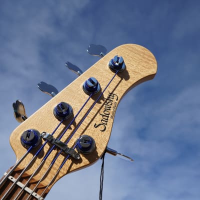 Sadowsky Masterbuilt 24-Fret Single Cut Bass Red Alder Body '59 Burst 5-String Bass w/ Gig Bag image 7