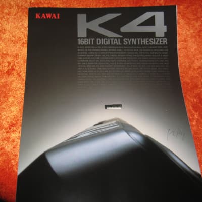 Kawai K4  16 Bit Digital Synthesizer From 1989