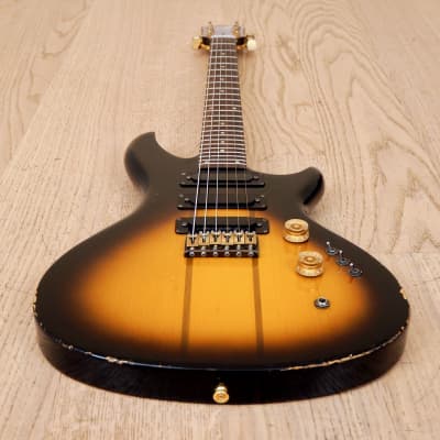 1980s Kawai Z-1 Neck Thru Vintage Electric Guitar Tobacco