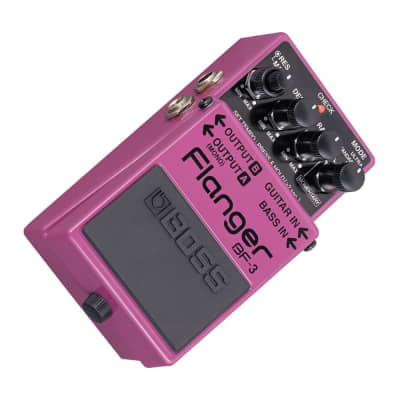 BOSS BF-3 Flanger Ultra and Gate/Pan Modes Guitar Effects Pedal with Guitar and Bass Inputs and Stereo Outputs for Guitarists and Bassists image 5