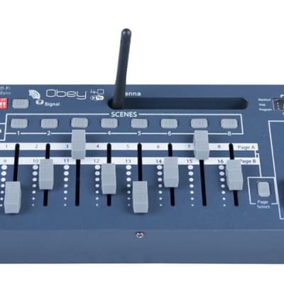 Chauvet DJ Obey 40 D-Fi 2.4 Wireless DMX Lighting Controller w/ MIDI+DMX Cable image 5