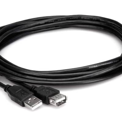 Hosa USB-205AF High-Speed USB Extension Cable Type A to Type A image 2