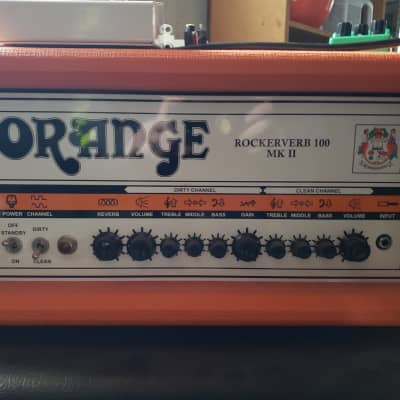 Orange Rockerverb 100 MKII 100-Watt Tube Guitar Amp Head image 1
