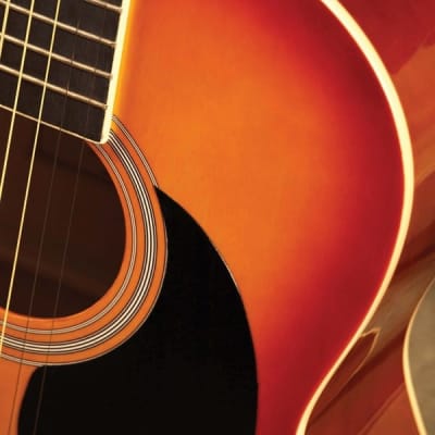Indiana IDA-TB Dakota 39 Series Concert Shape Spruce Top Mahogany Back/Side 6-String Acoustic Guitar image 3
