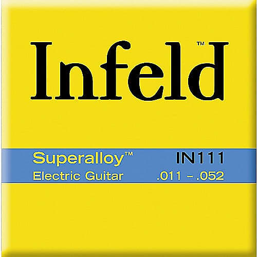 Thomastik-Infeld IN111 Infeld Superalloy Electric Guitar Strings - Medium (.11 - .52) image 1