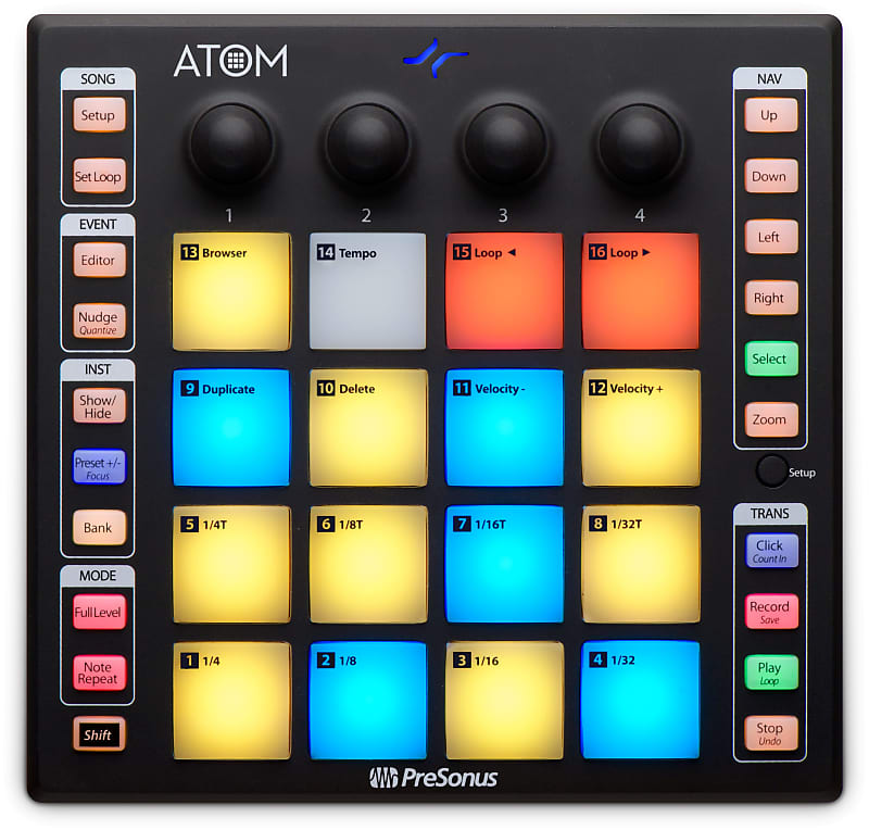PreSonus ATOM Pad USB/MIDI Controller image 1