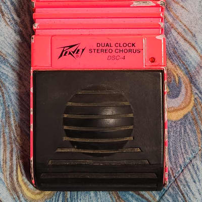 Peavey DSC-4 Dual Clock Stereo Chorus 1980s - Pink for sale