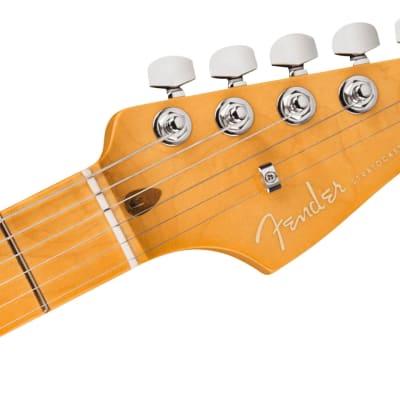 Fender American Ultra Stratocaster HSS Electric Guitar. Maple FB, Arctic Pearl image 5