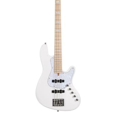 Cort Elrick New Jazz Standard NJS 4, 4-String Bass, White, Video Demo!, Mint Condition for sale