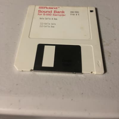 Roland  Sound Bank for S-550 Sampler Disk #6 1988