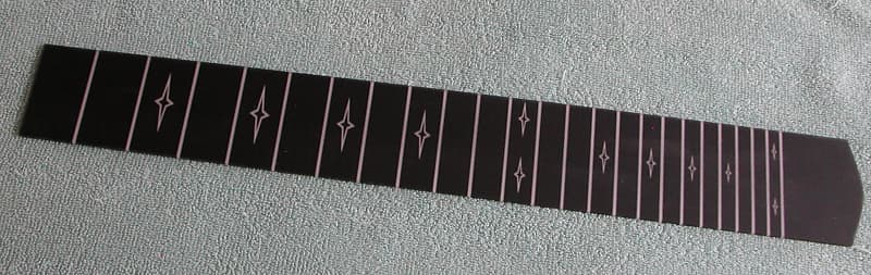 Slide Steel Lap Guitar Fretboard 23 Scale 6 String Non-Glare Plexi For DIY Builds GeorgeBoards™ Blem image 1