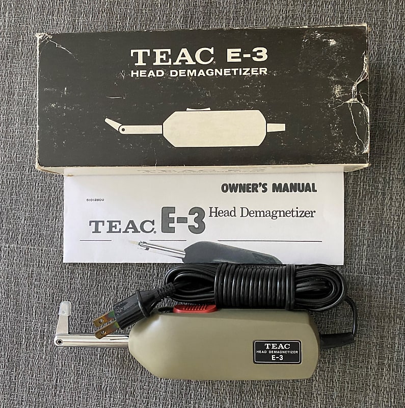 その他 TEAC E-3 HEAD DEMAGNETIZER TEAC E-3 Head Demagnetizer Degausser | Reverb